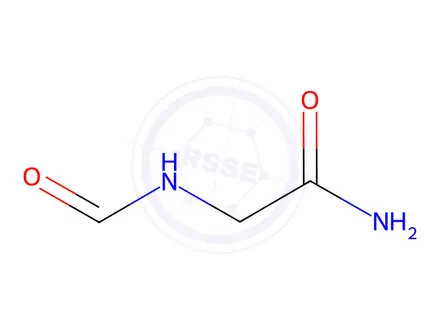 Chemical structure of 2-Formamidoacetamide