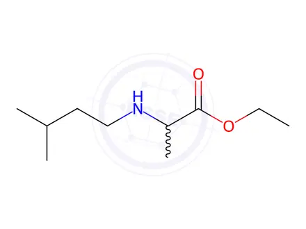 Chemical structure of Ethyl isopentylalaninate