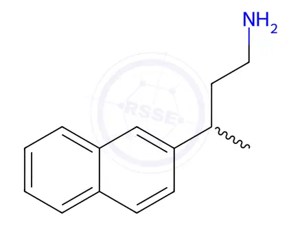 Chemical structure of 3-(Naphthalen-2-yl)butan-1-amine