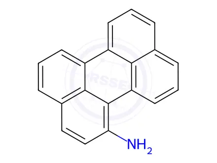 Chemical structure of 3-AMINOPERYLENE