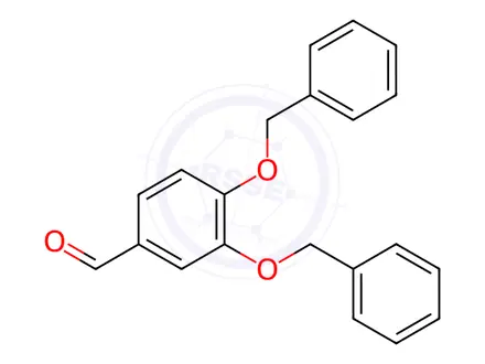 Chemical structure of 3,4-Dibenzyloxybenzaldehyde