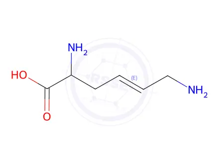 Chemical structure of dehydrolysine