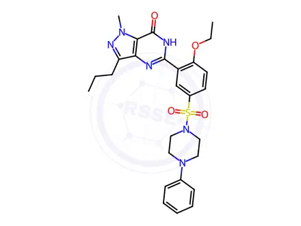 Chemical structure of Sildenafil Impurity 349