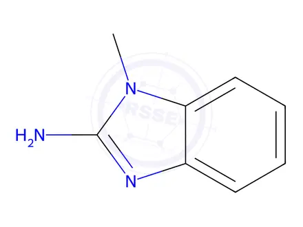 Chemical structure of 1-Methyl-1H-benzimidazol-2-amine