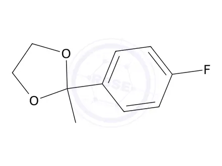 Chemical structure of 2-(4-Fluorophenyl)-2-methyl-1,3-dioxolane