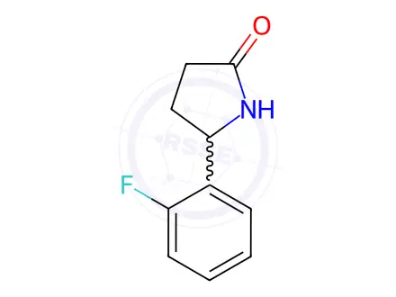 Chemical structure of 5-(2-Fluorophenyl)pyrrolidin-2-one