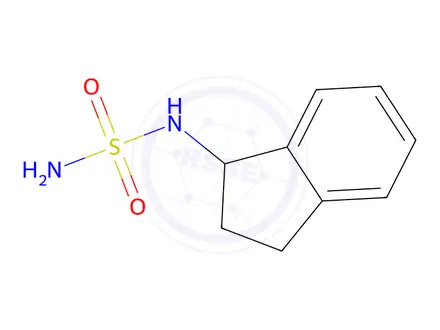 Chemical structure of Sulfamide, 1-indanyl-(8CI)