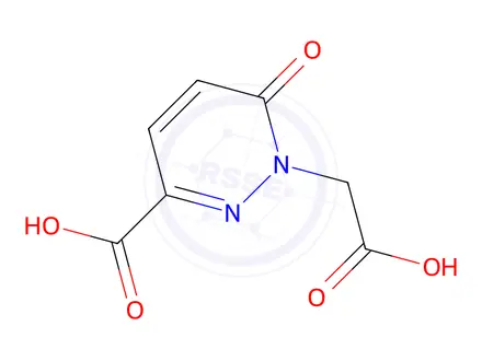 Chemical structure of 1-(Carboxymethyl)-6-oxo-1,6-dihydropyridazine-3-carboxylic acid