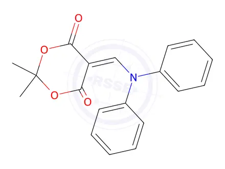 Chemical structure of 5-((Diphenylamino)methylene)-2,2-dimethyl-1,3-dioxane-4,6-dione