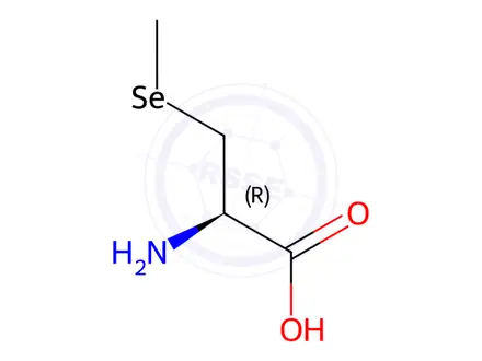 Chemical structure of 3-(Methylseleno)-L-alanine