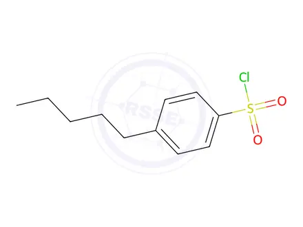 Chemical structure of 4-PENTYLBENZENE-1-SULFONYL CHLORIDE