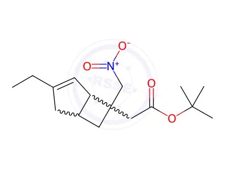 Chemical structure of rac 6-Nitro tert-Butyl Mirogabalin