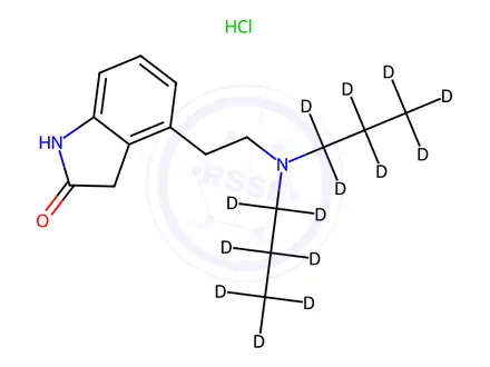 Chemical structure of Ropinirole-D14