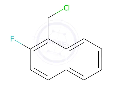 Chemical structure of Naphthalene, 1-(chloromethyl)-2-fluoro-