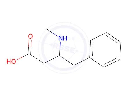 Chemical structure of 3-(Methylamino)-4-phenylbutanoic Acid Hydrochloride