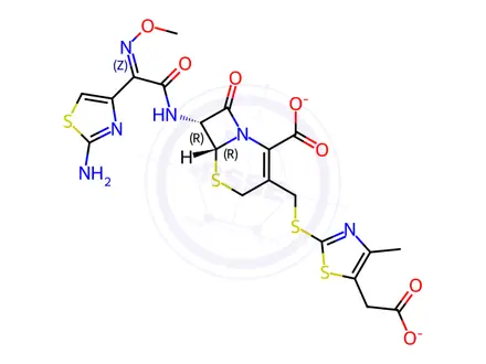 Chemical structure of Cefodizime Sodium