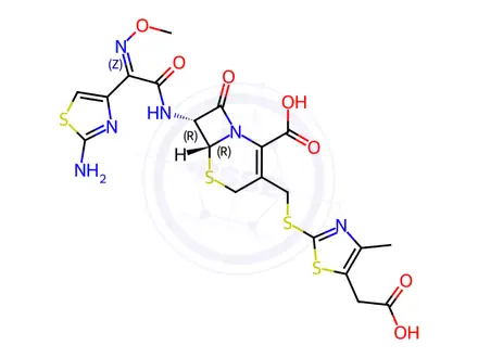 Chemical structure of Cefodizime