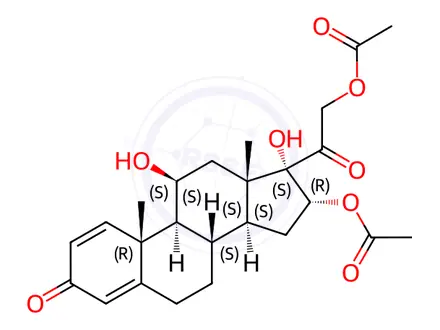 Chemical structure of Budesonide Impurity 209