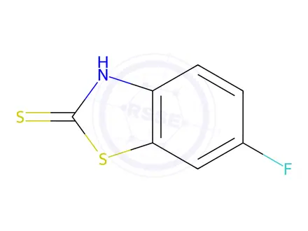 Chemical structure of 6-Fluoro-2-mercaptobenzothiazole
