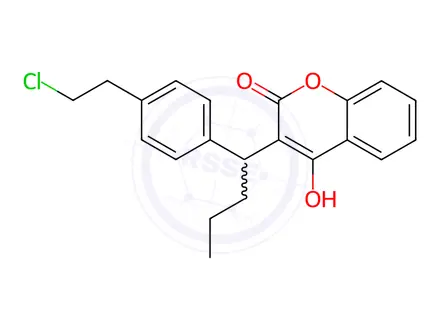 Chemical structure of Clocoumarol
