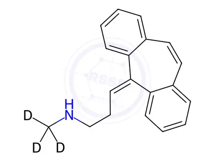 Chemical structure of Norcyclobenzaprine-D3