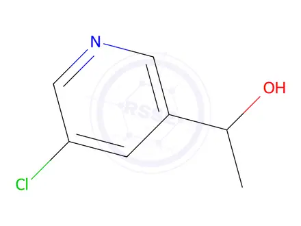 Chemical structure of 1-(5-Chloropyridin-3-yl)ethan-1-ol