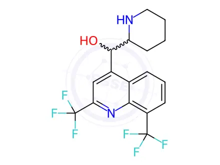 Chemical structure of Mefloquine EP Impurity C
