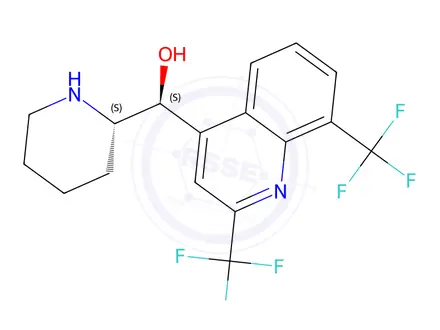 Chemical structure of Mefloquine Impurity 3 (Mefloquine EP Impurity C)