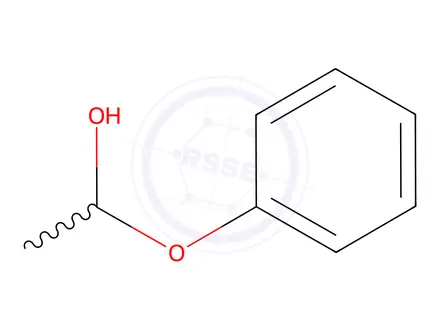 Chemical structure of 1-Phenoxyethan-1-ol
