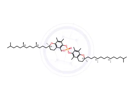 Chemical structure of Di(alpha-tocopherol) Phosphate