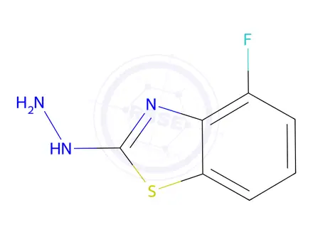 Chemical structure of 4-Fluoro-2-hydrazino-1,3-benzothiazole