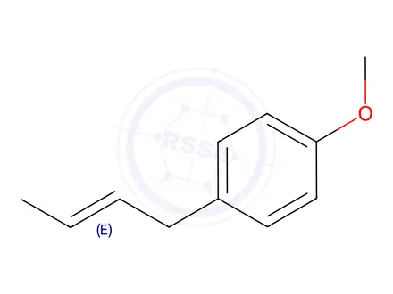 Chemical structure of (E)-1-(but-2-en-1-yl)-4-methoxybenzene