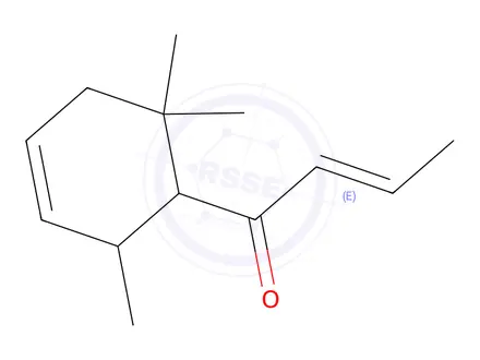 Chemical structure of 2-Buten-1-one, 1-(2,6,6-trimethyl-
