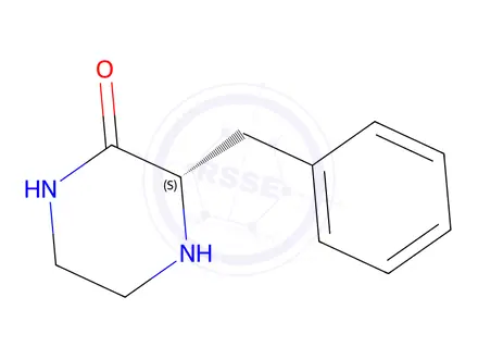 Chemical structure of (3S)-3-benzyl-2-piperazinone hydrochloride