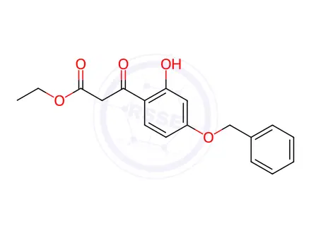 Chemical structure of Ethyl (2'-Hydroxy-4'-benzyloxybenzoyl)acetate