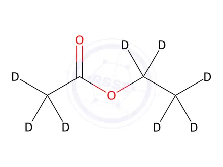 Chemical structure of Ethyl Acetate-d8