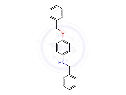 Chemical structure of N-Benzyl-4-(benzyloxy)aniline