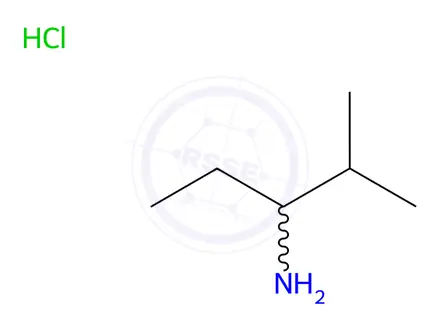 Chemical structure of 2-Methylpentan-3-amine hydrochloride