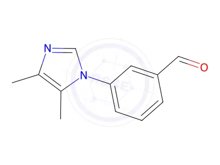 Chemical structure of 3-(4,5-Dimethyl-1h-imidazol-1-yl)benzaldehyde