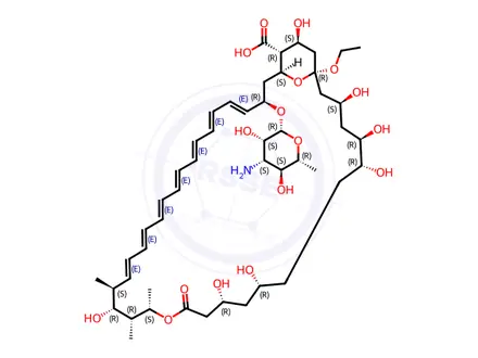 Chemical structure of Amphotericin B EP Impurity C