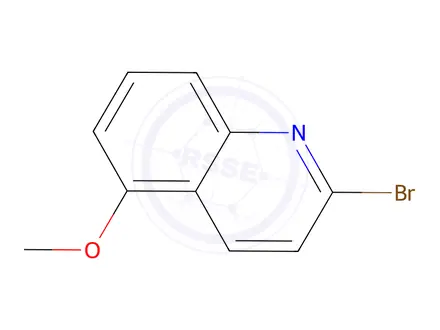 Chemical structure of 2-BROMO-5-METHOXYQUINOLINE