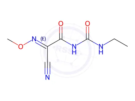 Chemical structure of Cymoxanil