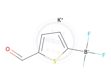 Chemical structure of Potassium 5-Formyl-2-thiophenetrifluoroborate
