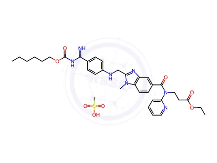 Chemical structure of Dabigatran Etexilate Mesylate