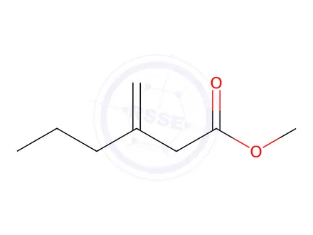 Chemical structure of Hexanoic Acid, Methyl 3-Methylenehexanoate