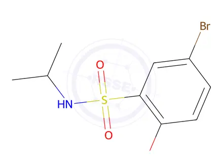 Chemical structure of 5-Bromo-N-isopropyl-2-methoxybenzenesulfonamide