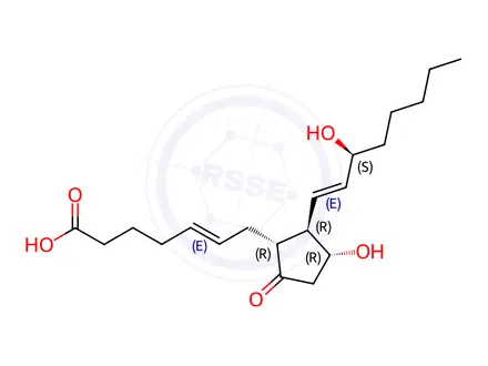 Chemical structure of Alprostadil EP Impurity H