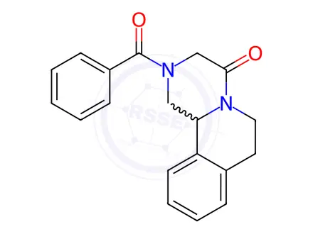 Chemical structure of Praziquantel EP Impurity A (Praziquantel USP Related Compound A)
