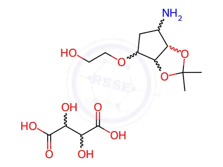 Chemical structure of Ticagrelor Related Compound 91
