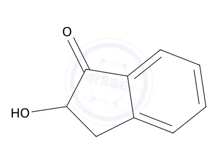 Chemical structure of 2-Hydroxy-2,3-dihydro-1H-inden-1-one